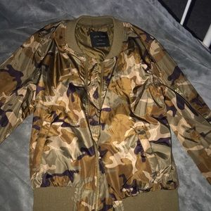 Camo athletic jacket